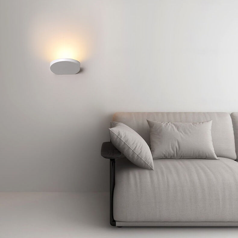 Minimalist Disc 1-Light LED Wall Sconce Lamp