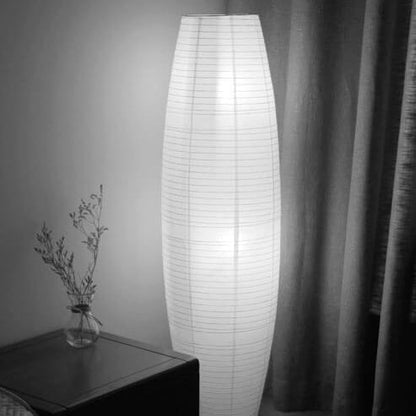 Nordic Minimalist Rice Paper Column 2-Light Floor Lamp