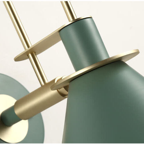 Industrial 1-Light Conical Wall Sconce Lamps