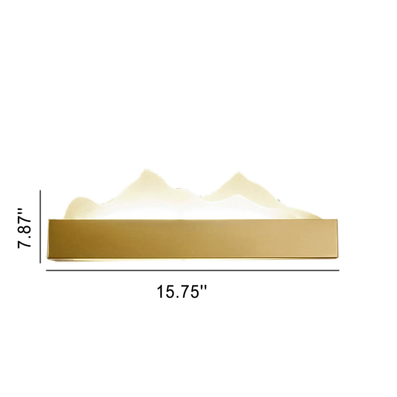 Acrylic Chinese Iceberg Design LED Wall Sconce Lamp