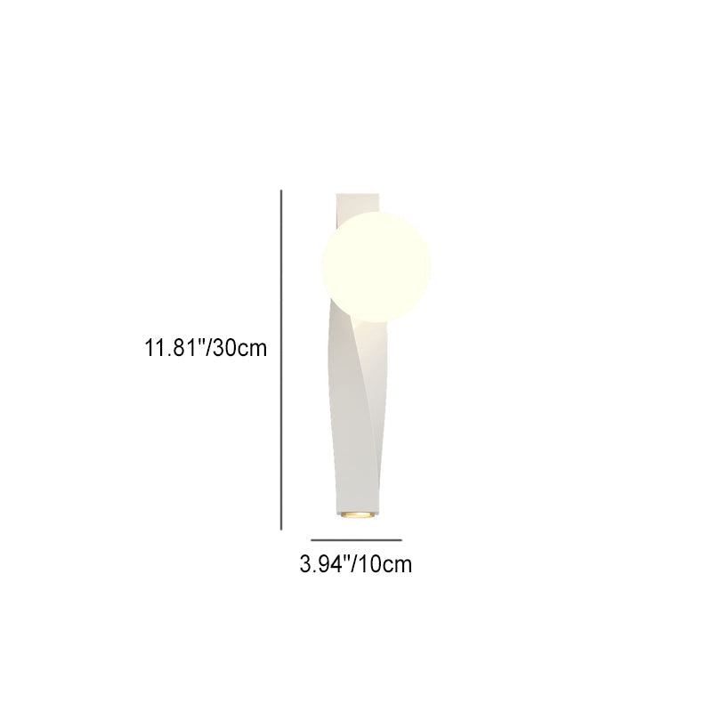 Nordic Cream PE Magic Bean Shade LED Wall Sconce Lamp