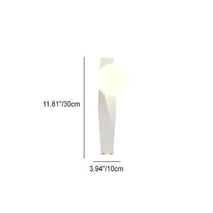 Nordic Cream PE Magic Bean Shade LED Wall Sconce Lamp