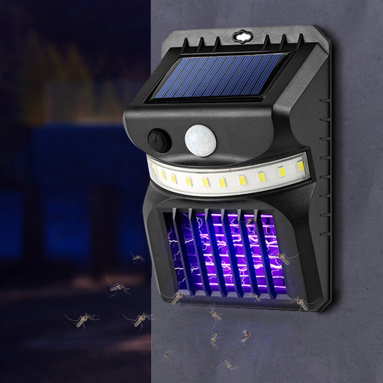 Solar Intelligent Sensor Outdoor Garden Wall Sconce Lamp