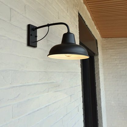 Vintage Iron Barn Waterproof Outdoor Wall Sconce