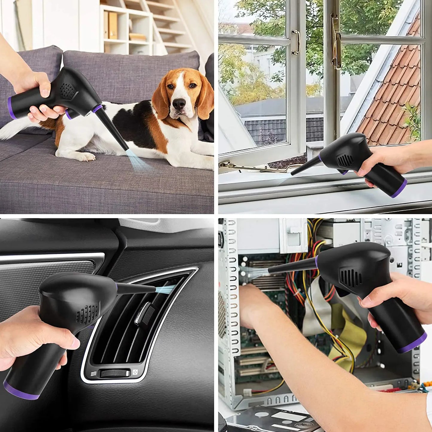 Cordless Air Duster for Electronics & Car