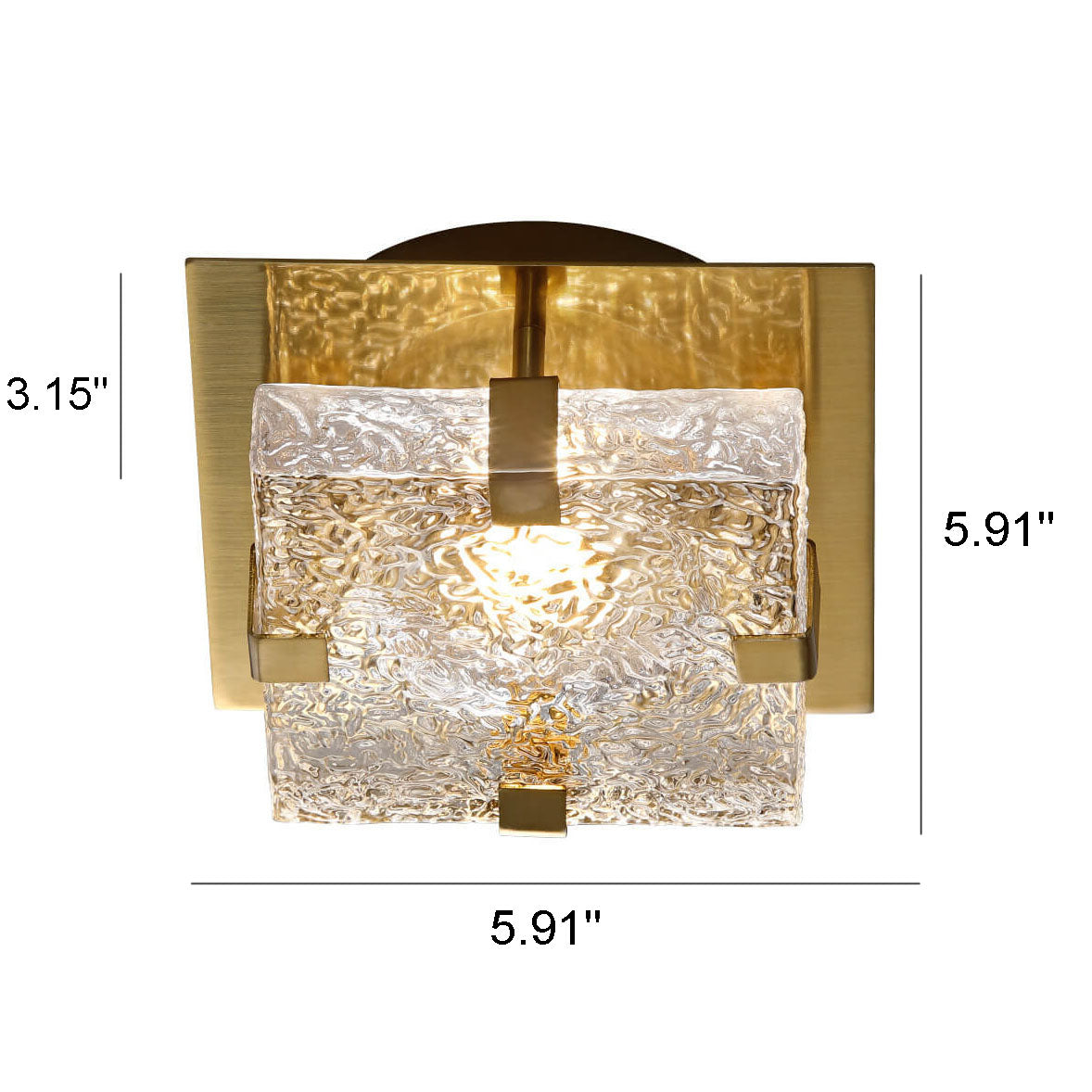 Nordic Crystal Ceiling Light