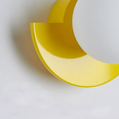 Modern Minimalist Glass Globe 1-Light Wall Sconce