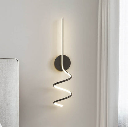 Minimalist Creative Arcs Lines 1-Light LED Wall Sconce Lamp