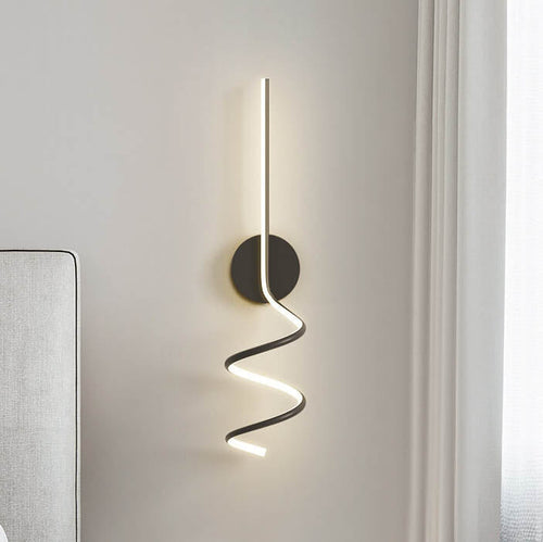 Minimalist Creative Arcs Lines 1-Light LED Wall Sconce Lamp