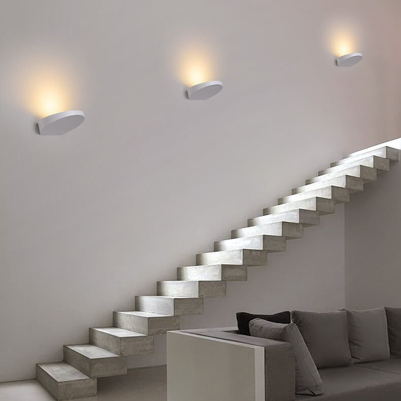 Minimalist Disc 1-Light LED Wall Sconce Lamp