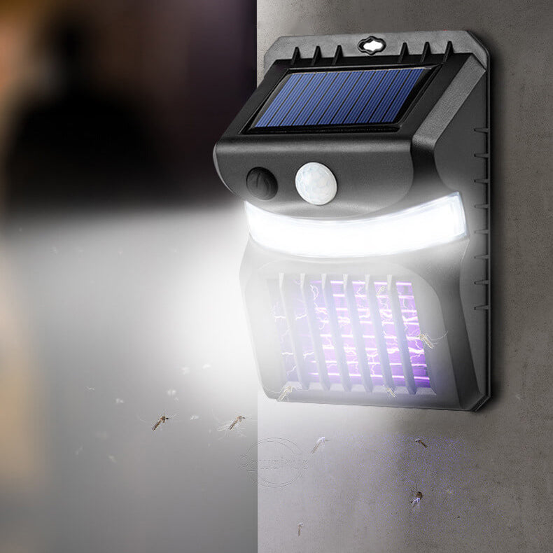 Solar Intelligent Sensor Outdoor Garden Wall Sconce Lamp