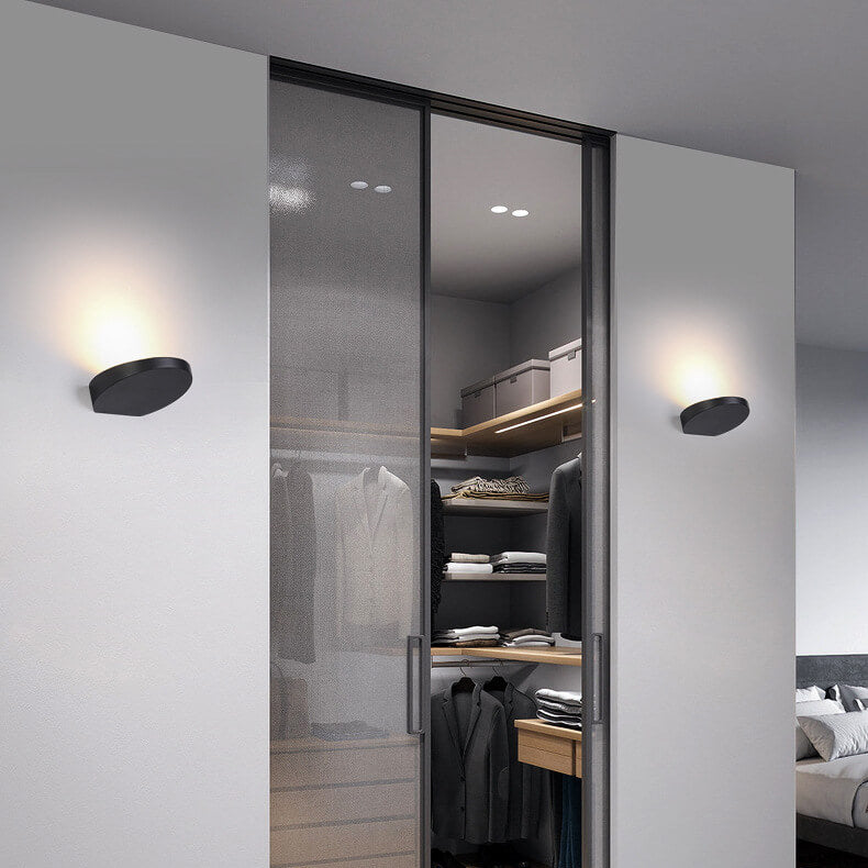 Minimalist Disc 1-Light LED Wall Sconce Lamp