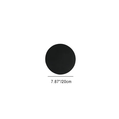 Modern Minimalist Round Eclipse Iron LED Wall Sconce Lamp