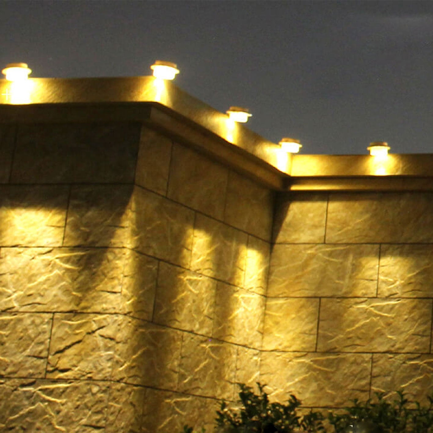 Solar LED Outdoor Waterproof Fence Wall Sconce Lamp