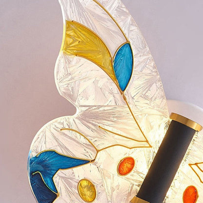 Nordic Creative Enamel Butterfly LED Wall Sconce Lamp