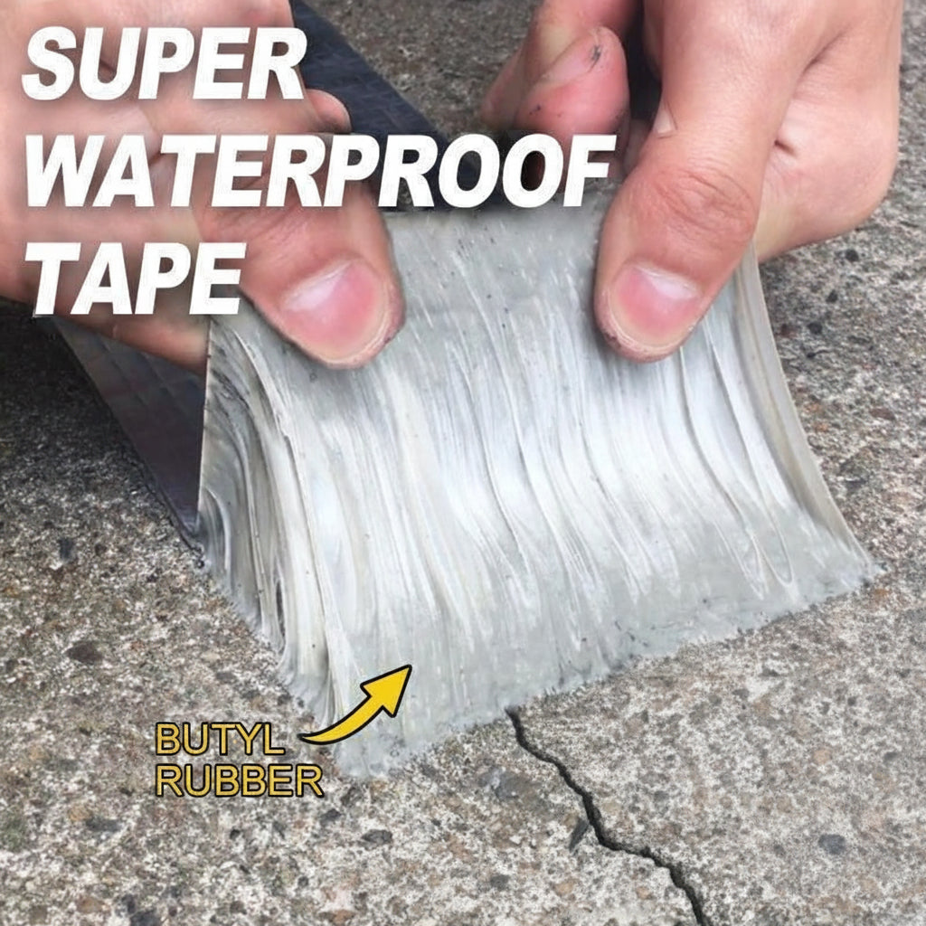 Waterproof Butyl Tape with Aluminum Foil, 5m