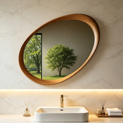 Traditional Solid Wood Mirror
