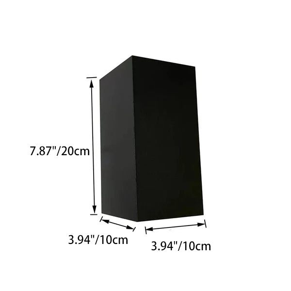 Aluminum Square APP Dimming Waterproof LED Wall Sconce Lamp