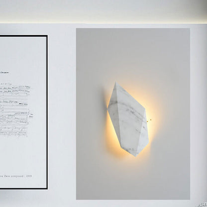 Nordic Iron Geometric Rhombus Design LED Wall Sconce Lamp