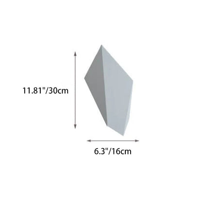 Nordic Iron Geometric Rhombus Design LED Wall Sconce Lamp