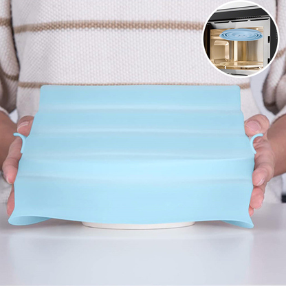 Collapsible Silicone Microwave Cover with Vents