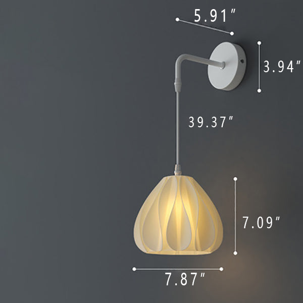 Japanese Petal Design LED Wall Sconce Lamp