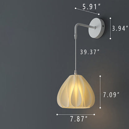 Japanese Petal Design LED Wall Sconce Lamp