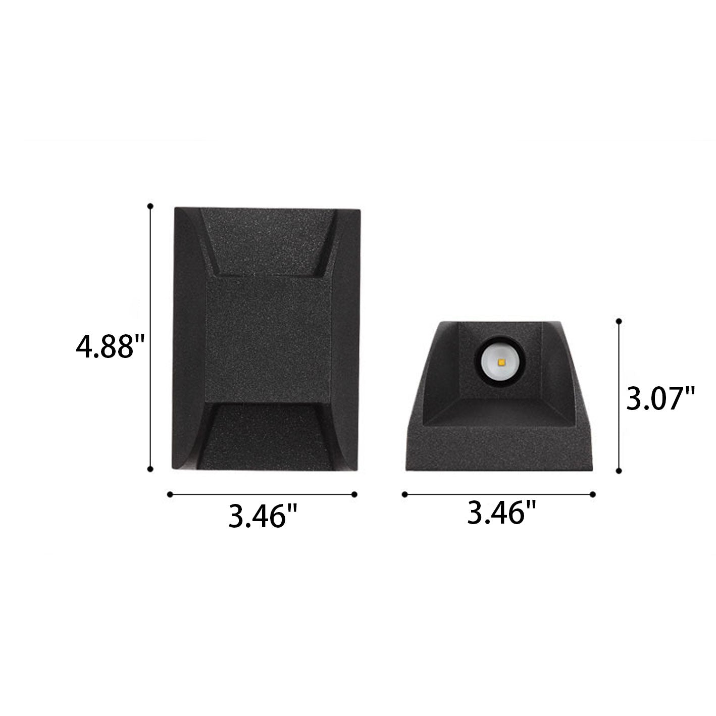 Minimalist Waterproof LED Outdoor Patio Wall Sconce Lamp