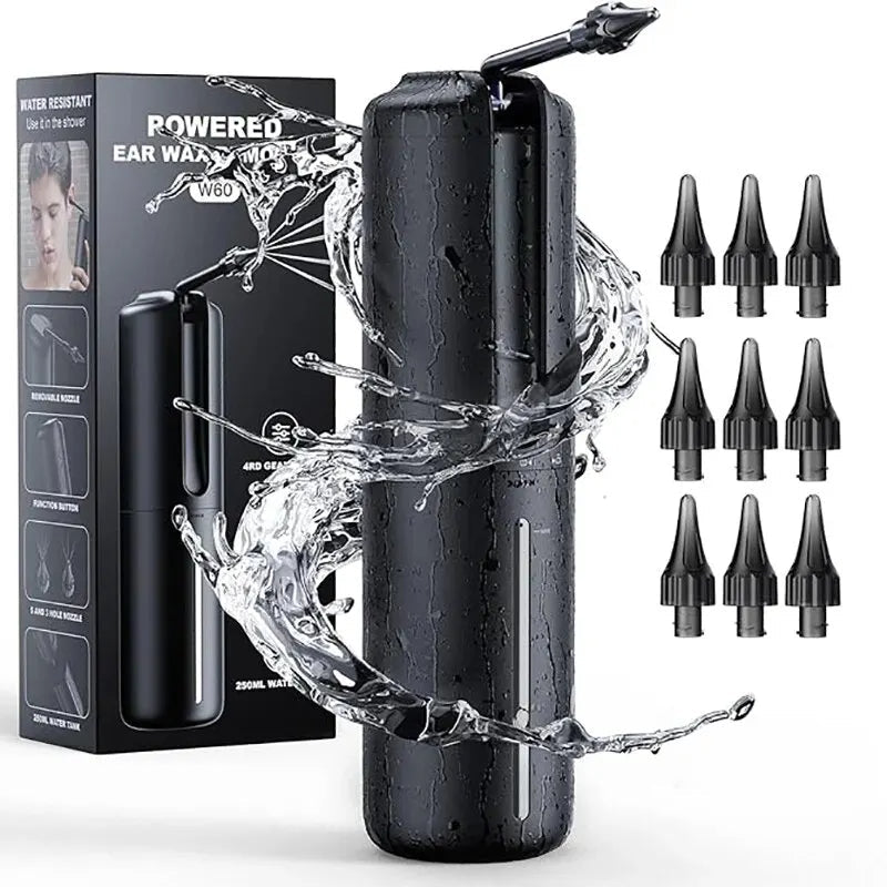 Ear Cleaning System, Rechargeable Triple Jet Stream