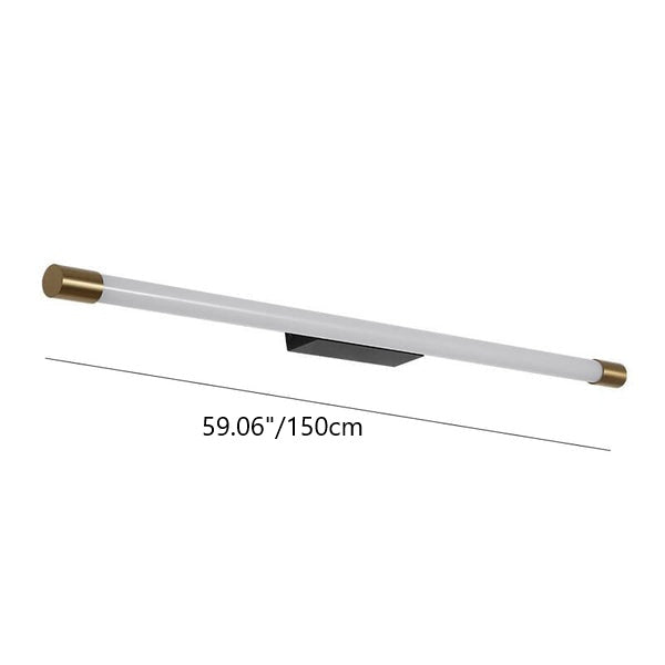 Vanity Thin Tube Aluminum PC LED Wall Sconce Lamp