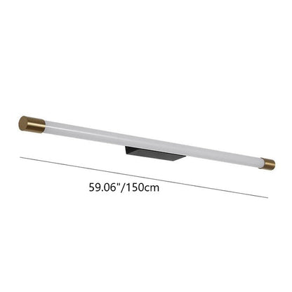 Vanity Thin Tube Aluminum PC LED Wall Sconce Lamp
