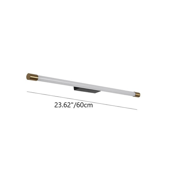 Vanity Thin Tube Aluminum PC LED Wall Sconce Lamp