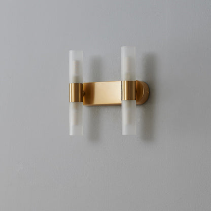 Column Acrylic Brass 1/2/4 Light LED Wall Sconce Lamp