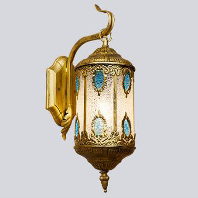 Boho Iron Mediterranean Style 1-Light Wall Sconce Lamp