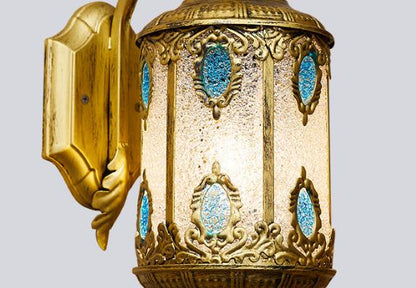 Boho Iron Mediterranean Style 1-Light Wall Sconce Lamp