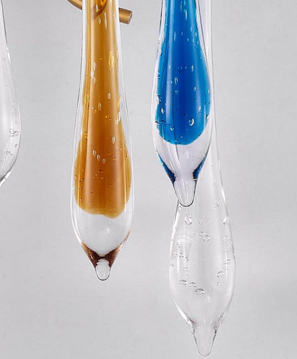 Colorful Crystal Strip Branch 2-Light Wall Sconce Lamp