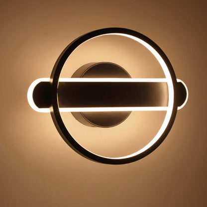 Aluminum Graphic LED Multipurpose Wall Sconce Lamp