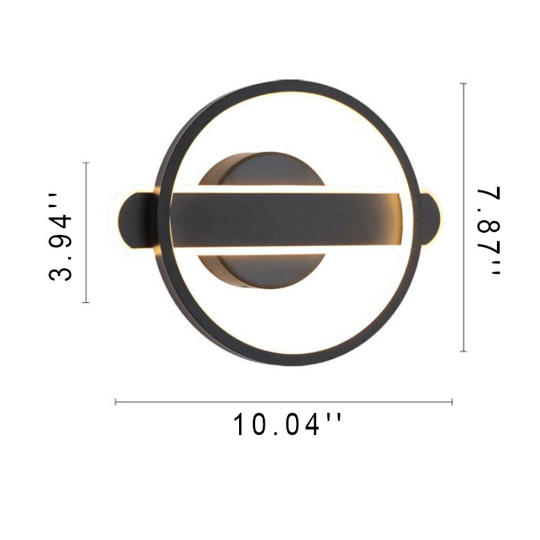 Aluminum Graphic LED Multipurpose Wall Sconce Lamp