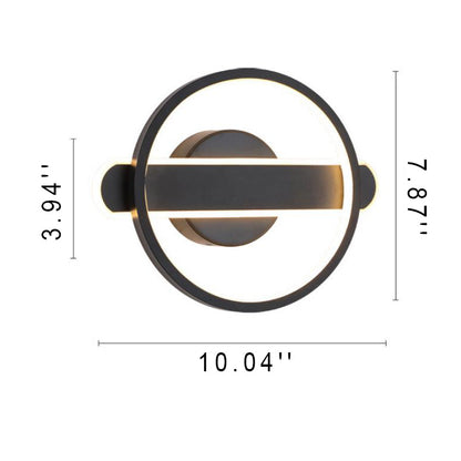 Aluminum Graphic LED Multipurpose Wall Sconce Lamp