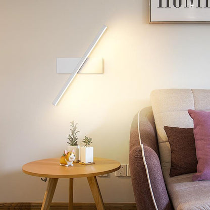 Iron Long Bar Design Rotatable LED Wall Sconce Lamp