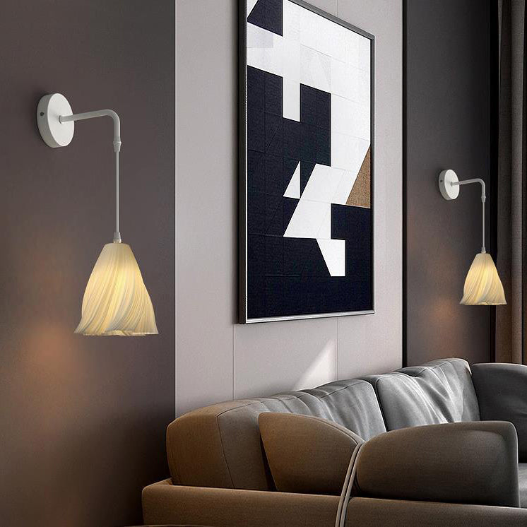 Japanese Petal Design LED Wall Sconce Lamp