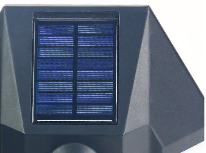 Solar Waterproof Decorative LED Outdoor Wall Sconce Lamp