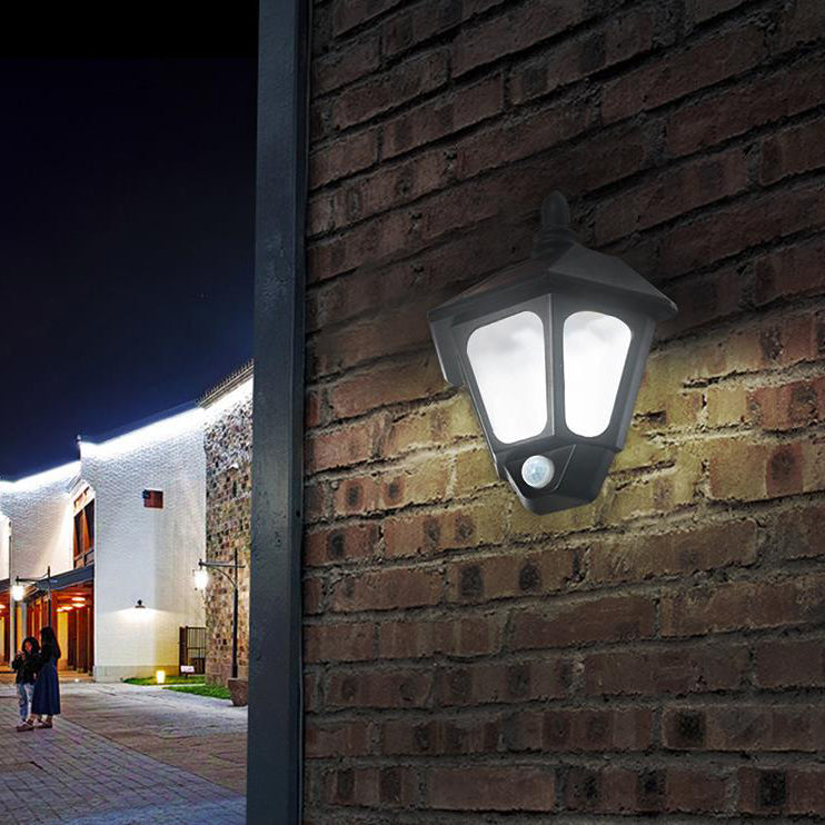 Solar Waterproof Decorative LED Outdoor Wall Sconce Lamp