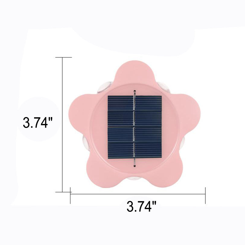 Solar Plum Outdoor Waterproof Decorative Wall Sconce Lamp