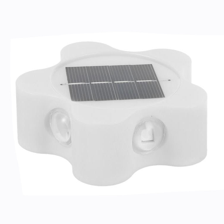Solar Plum Outdoor Waterproof Decorative Wall Sconce Lamp