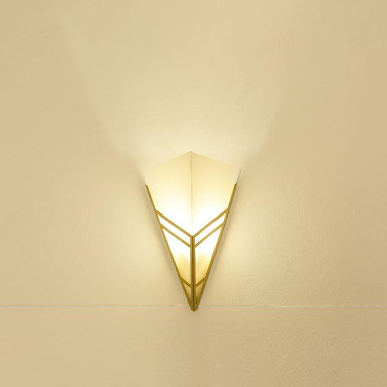Nordic Iron Triangles Geometry 1-Light Wall Sconce Lamp