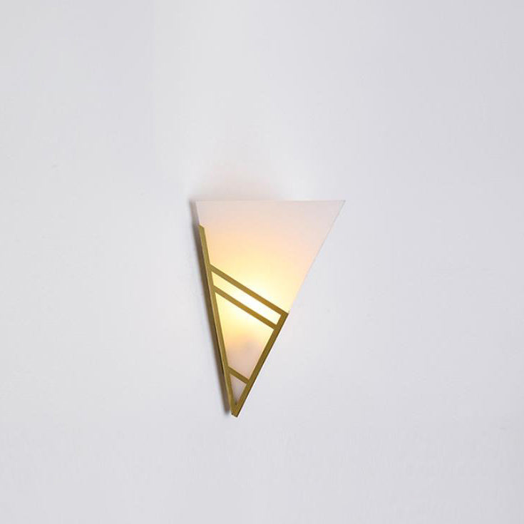Nordic Iron Triangles Geometry 1-Light Wall Sconce Lamp