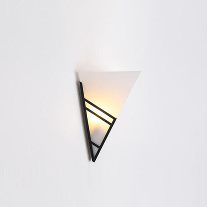Nordic Iron Triangles Geometry 1-Light Wall Sconce Lamp