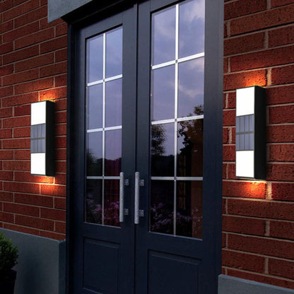 Solar LED Waterproof Patio Fence Wall Sconce Lamp