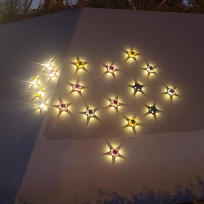Solar Garden Waterproof LED Outdoor Light Wall Sconce Lamp